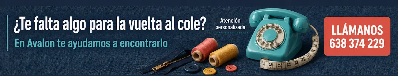 Atención personalizada de Avalon Mercería para la vuelta al cole